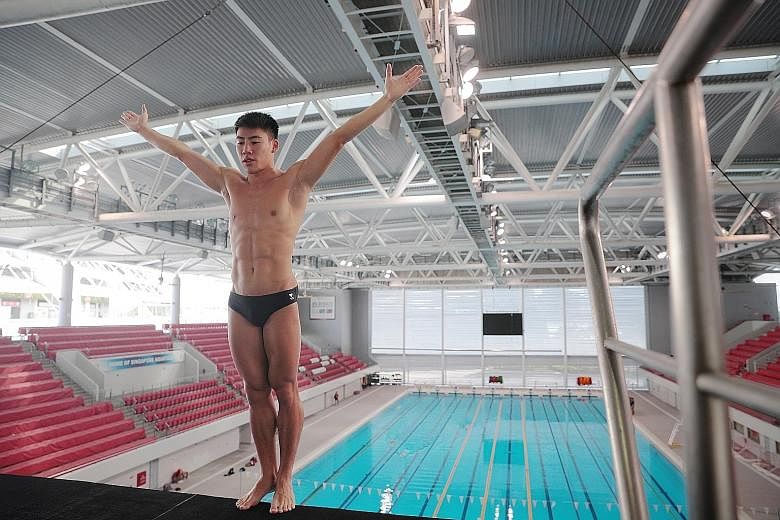 Jonathan Chan has been relishing his return to training for next year's Tokyo Summer Games. Chan, the first Singaporean diver to qualify for the Olympics, admitted to being rusty but is grateful to be back in the pool as Singapore exited the circuit 