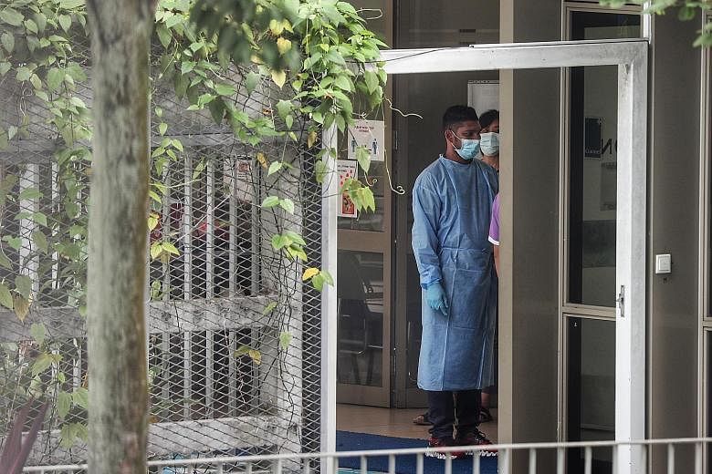 Pacific Healthcare Nursing Home, where a Covid-19 case was confirmed in April. The Ministry of Health said on Sunday that it had completed testing all nursing home employees and residents for the coronavirus. Staff of eldercare services in operation,