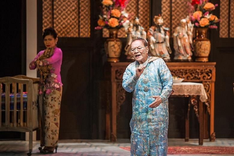 Mr G.T. Lye is credited with reviving wayang Peranakan and remains active in promoting it.