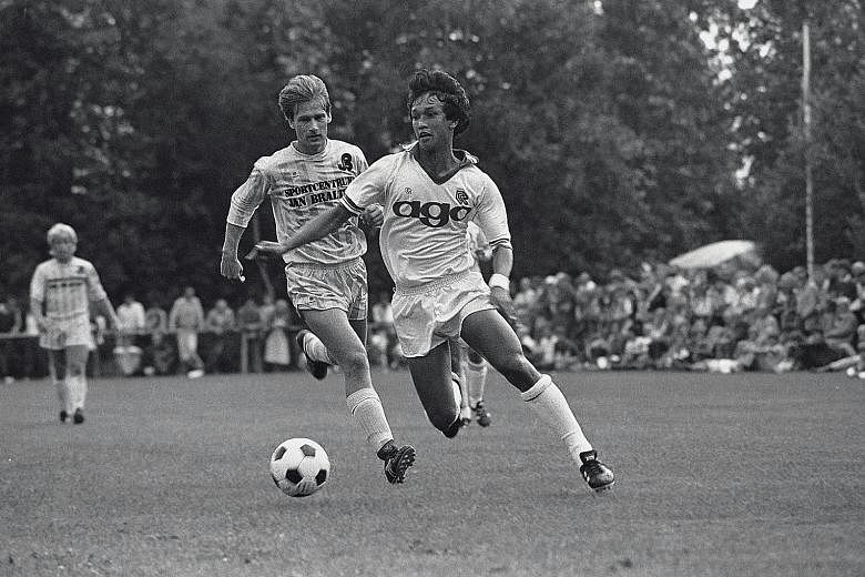 Fandi Ahmad scored 11 goals during his stint with Dutch side Groningen in the Eredivisie from 1983 to 1985. ST FILE PHOTO