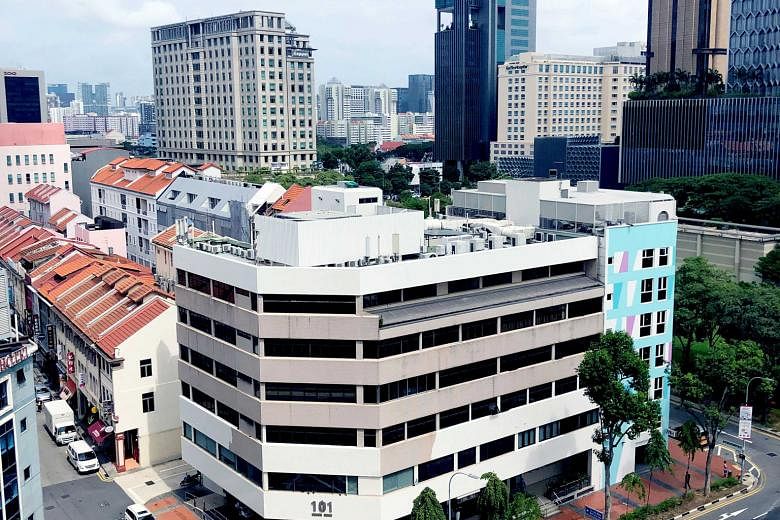 The six-storey, mixed-use development comprises retail, office and residential units, and is near Bugis MRT interchange station and the upcoming Guoco Midtown, which is under construction.
