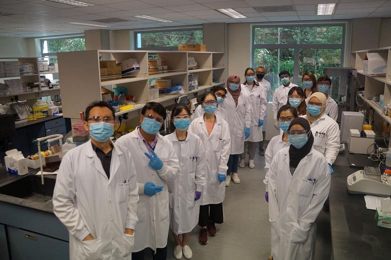 The team from Singapore-based biotechnology firm Tychan at the Temasek Life Sciences Institute at the Kent Ridge campus of National University of Singapore. The company, which counts Temasek as its founding investor, is focused on developing treatmen