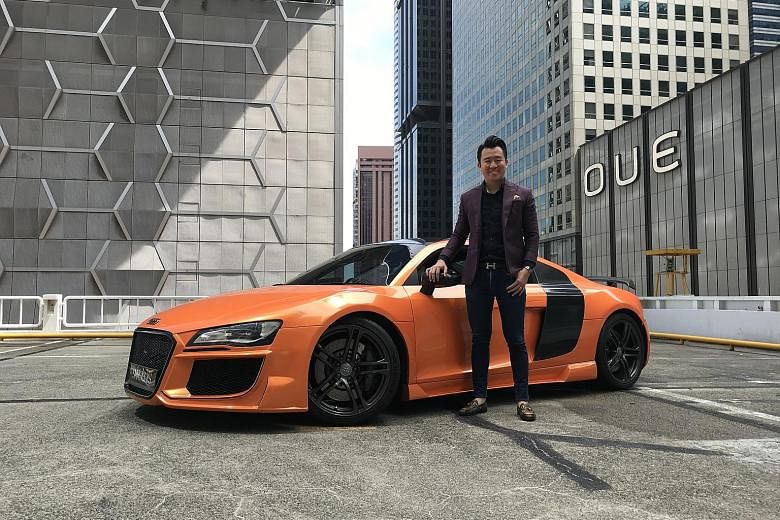 Mr Raphael Seow (above), director of a financial management group, bought his 2010 Audi R8 4.2 V8 in September last year.