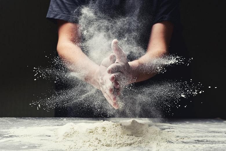 Flour flew off supermarkets shelves during the circuit breaker in Singapore, as people sought comfort in baking. 