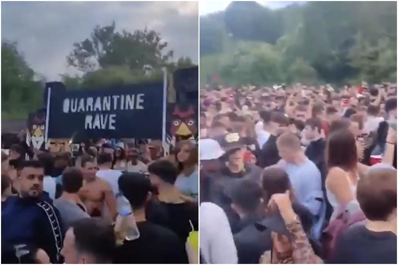 Coronavirus: Thousands defy lockdown to attend raves in northern ...