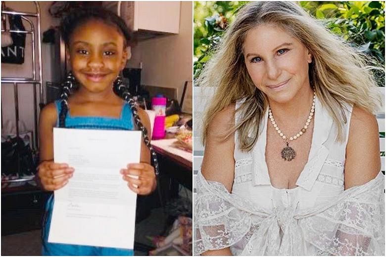 Singer-actress Barbra Streisand makes George Floyd's daughter a