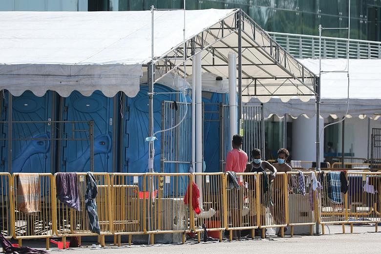 Changi Exhibition Centre is among the community care facilities here that were caring for 10,600 individuals as of June 3, according to the Health Ministry.