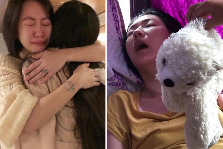 TEARS OF JOY: Taiwanese TV host Dee Hsu turned 42 on Sunday. 	It was supposed to be a happy event, but she "cried". 	Hsu is married to businessman Mike Hsu and they have three daughters, Elly, 14, Lily, 12 and Alice, eight. Her older daughters posted