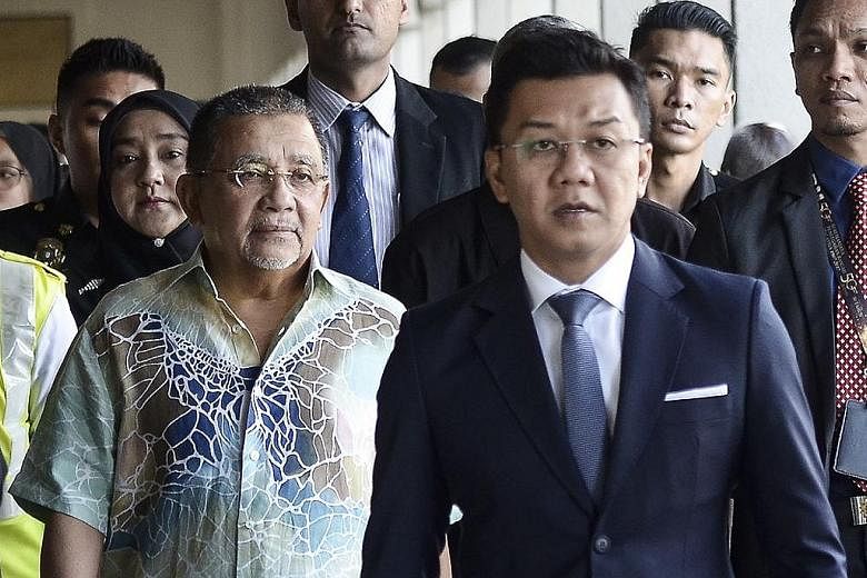 Former Umno leader Isa Samad is accused of receiving over RM3 million (S$976,188) in kickbacks for approving the RM160 million purchase of a Kuching hotel in 2014.