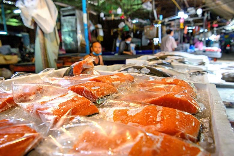 In China, where fears of the virus remain strong and nationalism is on the rise, imported salmon has found itself to be an easy target.