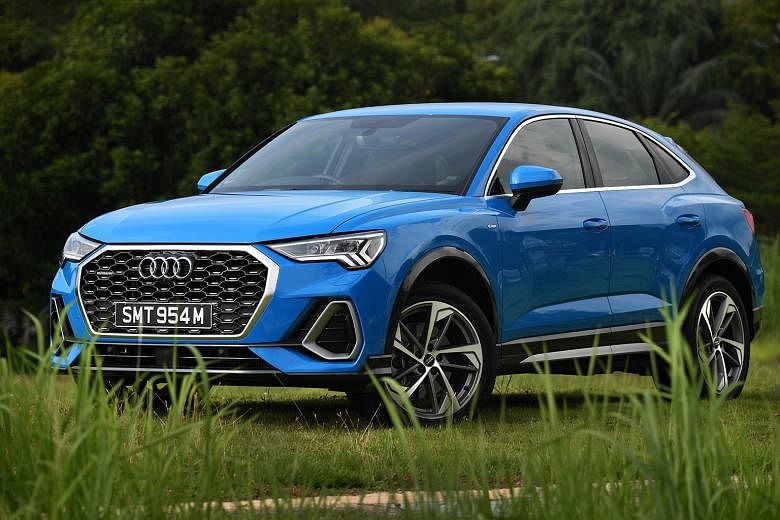 Features of the Audi Q3 Sportback include a 360-degree camera system, a 12-inch digital instrumentation panel and a 10-inch infotainment touchscreen. 