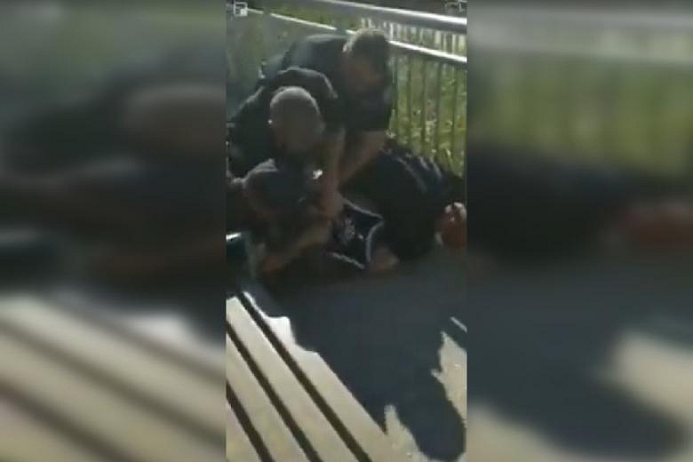 New York City police officer arrested after apparent chokehold arrest ...