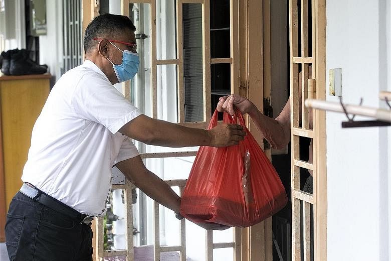 Limousine driver Rahim Abu Bakar is touched by the kindness the beneficiaries have shown him when he delivers food to low-income households and reciprocates by buying fruit to go along with the food.