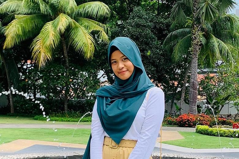 Institute of Technical Education graduate Noraz Marsya Azimi, 20, hopes to make a career out of working with children because she finds it very meaningful.