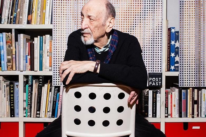 Milton Glaser (above) designed more than 400 posters in his career. The "I (HEART) NY" logo (above, left) was used for a 1977 campaign to promote tourism in New York.