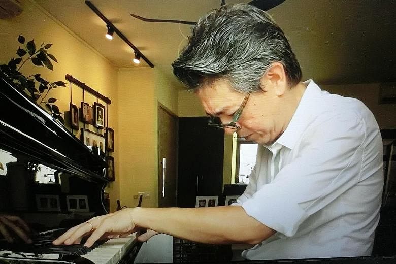 Singapore-based Filipino pianist Albert Tiu dedicated the recital to Singapore's healthcare workers.
