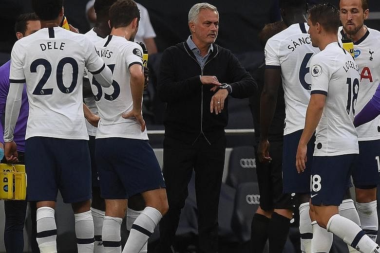 Spurs boss Jose Mourinho is pleased with the form of his striker Harry Kane (right). The Englishman scored in the 2-0 win over West Ham after a lengthy spell on the sidelines.