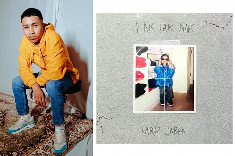 Rapper-singer Fariz Jabba (above) says his single Nak Tak Nak is about how being isolated during the circuit breaker period took a toll on his mental health.
