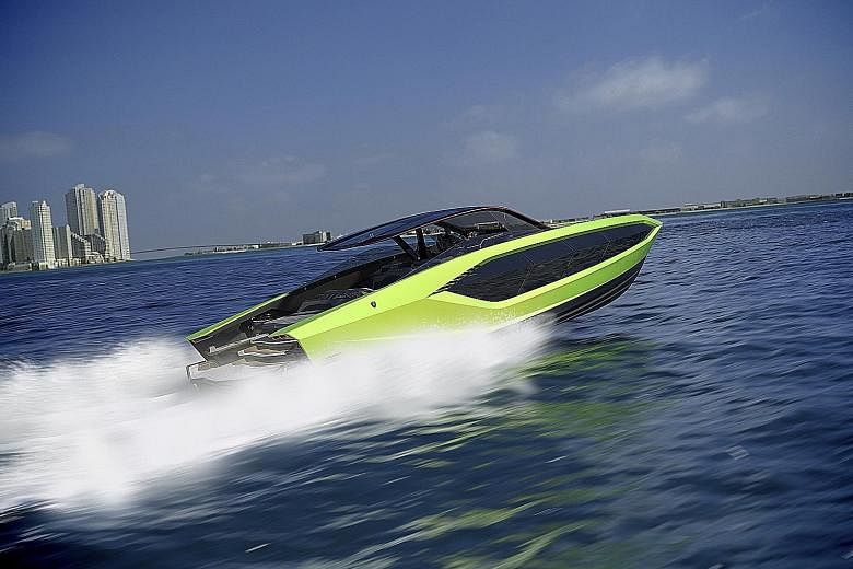 Lamborghini on water.