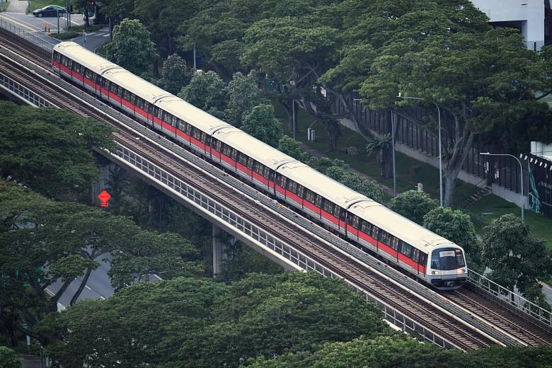 MRT hits new reliability high at mid-year | The Straits Times