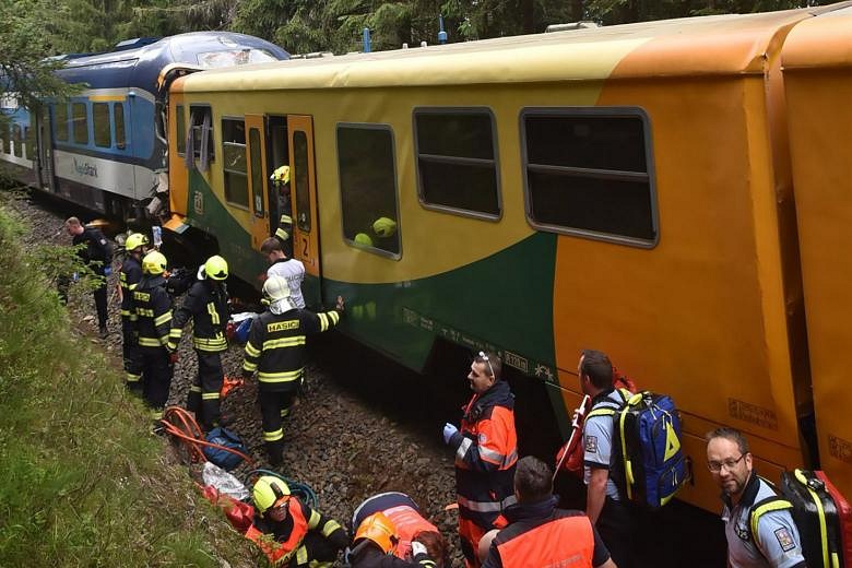 Two Killed In Train Collision In Czech Republic | The Straits Times