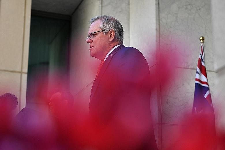 Australia's Prime Minister Scott Morrison yesterday brushed aside questions about whether the challenge over Hong Kong would likely lead to further Chinese retaliation, saying: "We will make decisions about what's in our interests, and we will make d