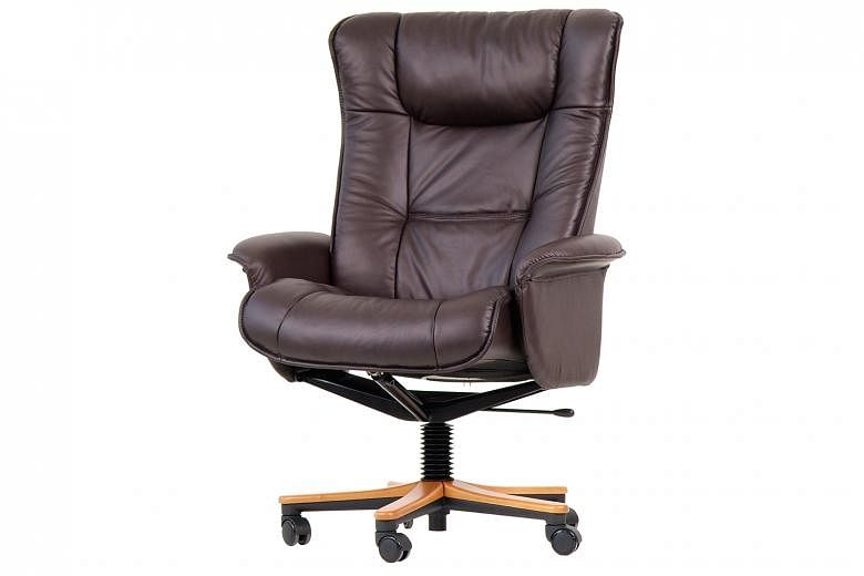 The IMG Soho office chair from Harvey Norman was designed in Norway.