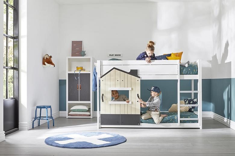 Kuhl Home’s limited-edition kids’ bunk bed (above).