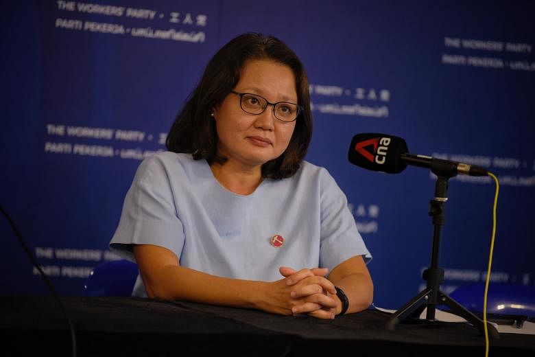 Workers' Party chairman Sylvia Lim, speaking to the press yesterday, said there will be "ample opportunity" to work with NCMPs from other parties to play their role as constructive opposition. ST PHOTO: MARK CHEONG