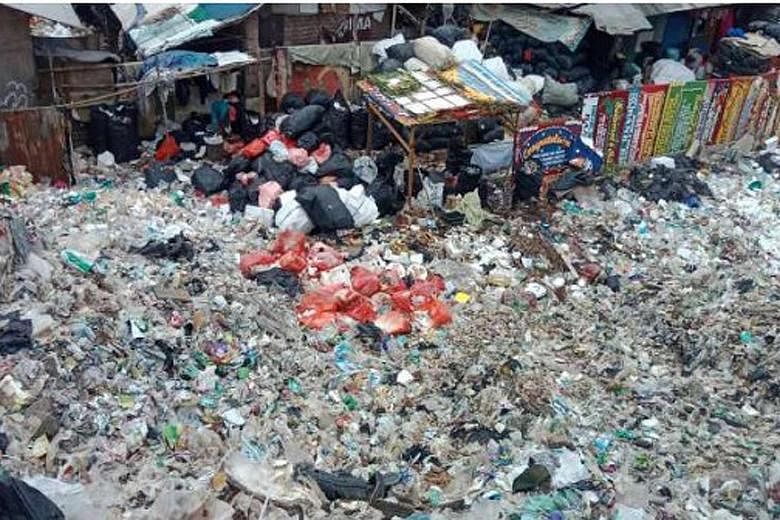 Masks, gloves and fluid bags have been found scattered among daily household garbage sent to two dump sites in Bekasi, on the outskirts of Jakarta. Medical waste also made up 16 per cent of the total garbage floating in Cilincing and Marunda river es