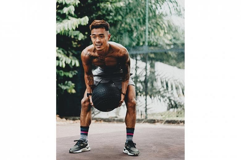 Mr Kenneth Seow left his marketing job to become a personal trainer 21/2 years ago. 