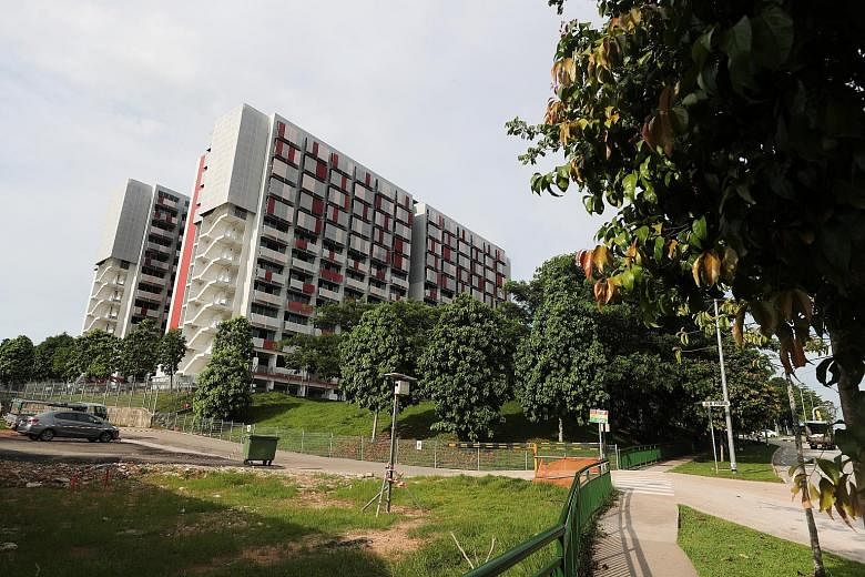 Sungei Tengah Lodge in Old Choa Chu Kang Road was on April 9 gazetted as an isolation area to curb the spread of the virus. ST FILE PHOTO
