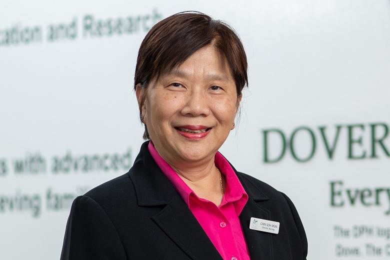 Nursing director Chin Soh Mun of Dover Park Hospice strongly believes that no one should die alone. PHOTO: DOVER PARK HOSPICE