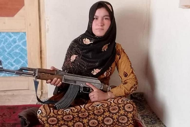 Qamar Gul, 15, shot down two Taleban militants after they gunned down her parents outside their home last week. A photo of Gul posing with a gun has circulated online, with many praising her actions and calling for her safe passage out of the country