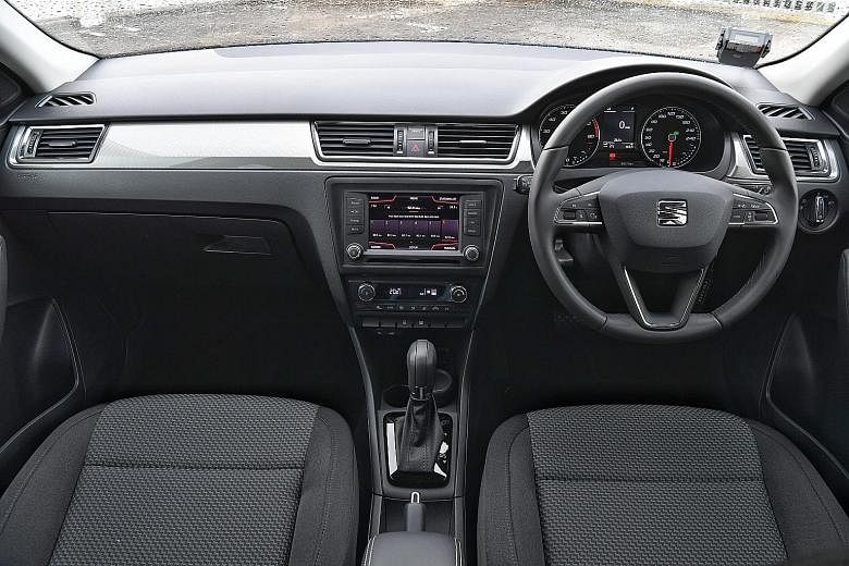 The cockpit is elegantly laid out and there are cup holders and USB charging ports for the rear passengers.
