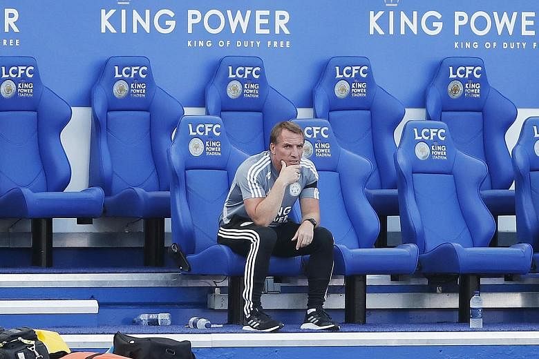 Brendan Rodgers' Leicester City side had an eight-point buffer to United in fifth when the Premier League was suspended in March. 