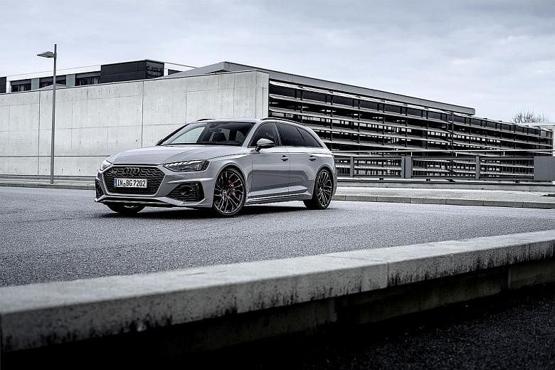 Audi unveils RS4 Avant online in Singapore.