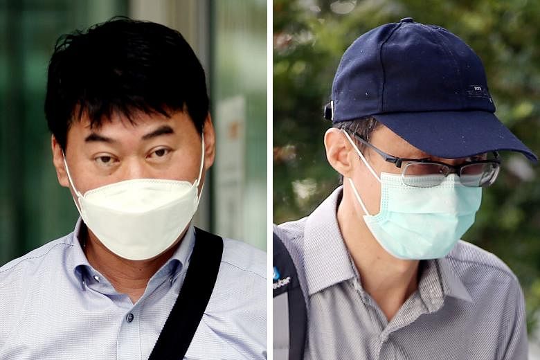 Singaporean Pek Lian Guan China national Cai Jungang Singaporean Pay Teow Heng Korean Ro Sung-young Korean Kim Young-gyu Singaporean Zhang Xihu Singaporean Chen Xuguang (left) was charged in relation to offences involving payments from China Railway 