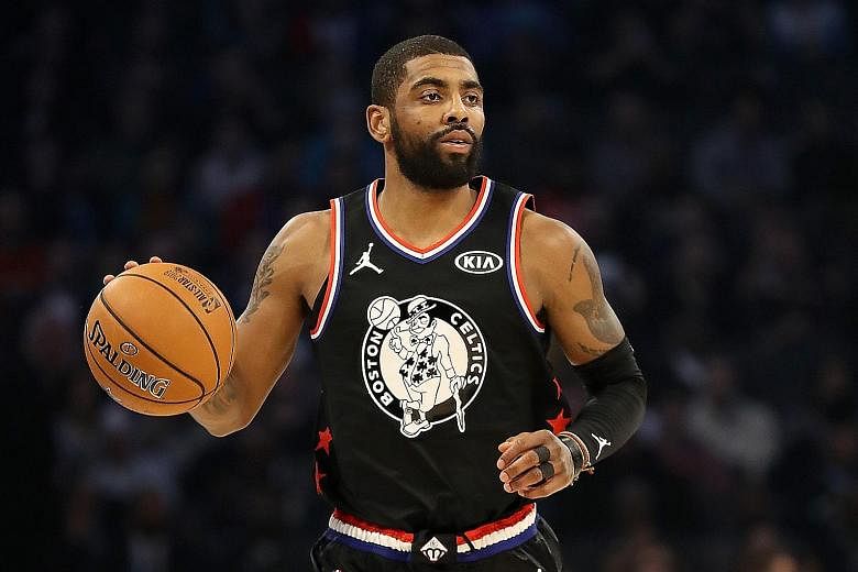 Kyrie Irving will not be playing for the Nets when the season resumes as he is recovering from shoulder surgery.
