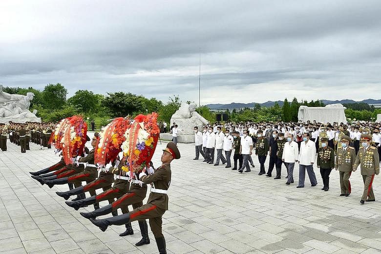 An event in Pyongyang marking the 67th anniversary of the Korean War ceasefire on Monday. South Korean President Moon Jae-in has appointed two long-time lawmakers as point men on North Korea, seeking to cement progress with the North as a major legac