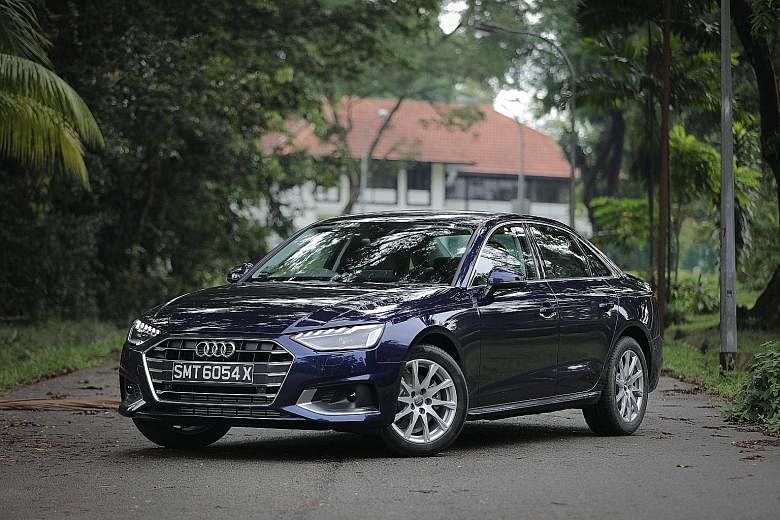 The facelifted Audi A4 has new headlamps and tail-lights, flared rear shoulder line, more prominent character lines and new sill covers.