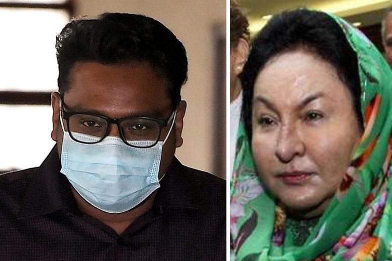 Mr Rayyan Radzwill Abdullah (left) is the 16th prosecution witness in the corruption case against Rosmah Mansor (above). PHOTOS: BERNAMA, THE STAR/ ASIA NEWS NETWORK