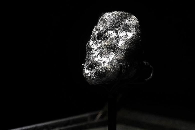 The 1,758-carat rough diamond, named Sewelo or "rare find" in the Setswana language, can be viewed only by appointment at the Louis Vuitton Island Maison at The Shoppes at Marina Bay Sands. SCAN TO WATCH Sewelo diamond makes South-east Asian debut. G