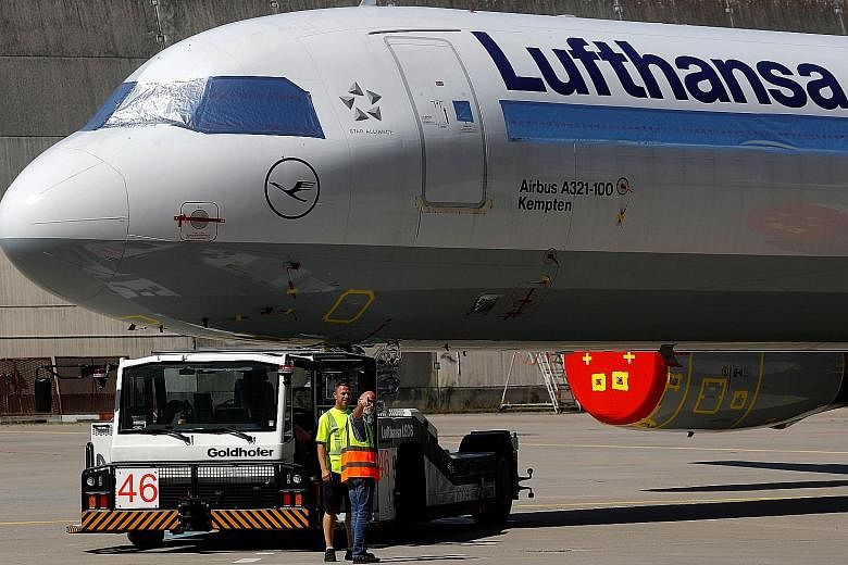 Germany's Lufthansa is among the airlines planning to downsize their staff as global air travel demand remains weak amid the coronavirus pandemic.
