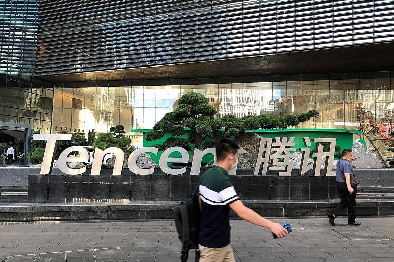 Tencent's corporate headquarters in Shenzhen, Guangdong province. Before yesterday's drop, Tencent was worth US$686 billion, making it the world's eighth-largest company by market capitalisation.