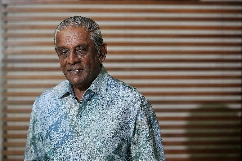 Former senior minister S. Jayakumar has been awarded the Order of Temasek (With High Distinction), Singapore's highest civilian honour. ST PHOTO: KEVIN LIM Associate Professor Benjamin Ong, who helped set up the NCID, receives the Meritorious Service