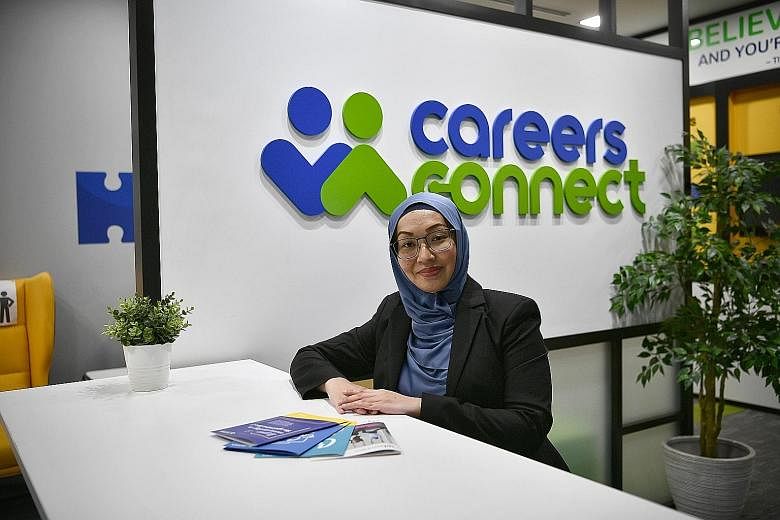 Workforce Singapore senior career ambassador Fauzyah Johari has seen more clients in recent months. Apart from assisting in job searches, she also offers advice on upgrading their skills to remain relevant.