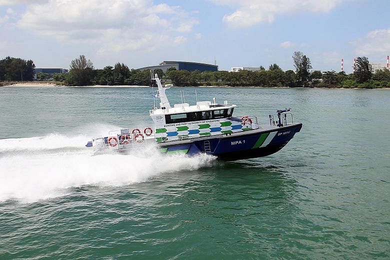 The Maritime and Port Authority of Singapore's next-generation patrol craft, launched yesterday, have multi-sensor marine thermal cameras, chemical gas detectors and drones.