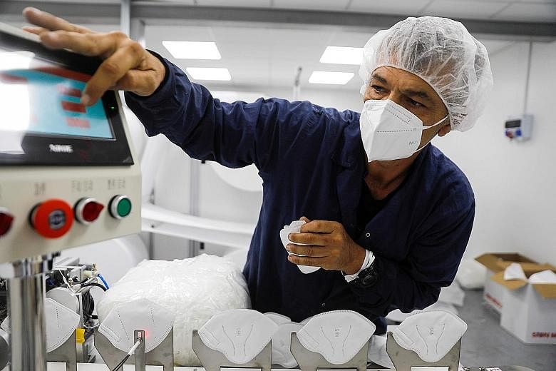 Professionally fitted N95 masks - worn by hospital workers - reduced droplet transmission to less than 0.1 per cent, according to the study. Handmade cotton face coverings provided good coverage, eliminating 70 per cent to 90 per cent of the spray fr