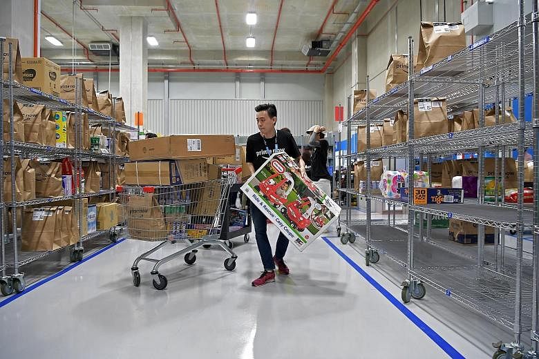 Amazon's Prime Now facility at Mapletree Logistics Hub. The e-commerce giant's anti-counterfeit programme Project Zero is now available in 17 countries, including Singapore. Each day, the programme uses machine learning technologies to scan more than
